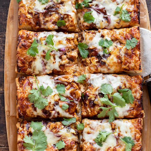 BBQ Chicken Square pizza
