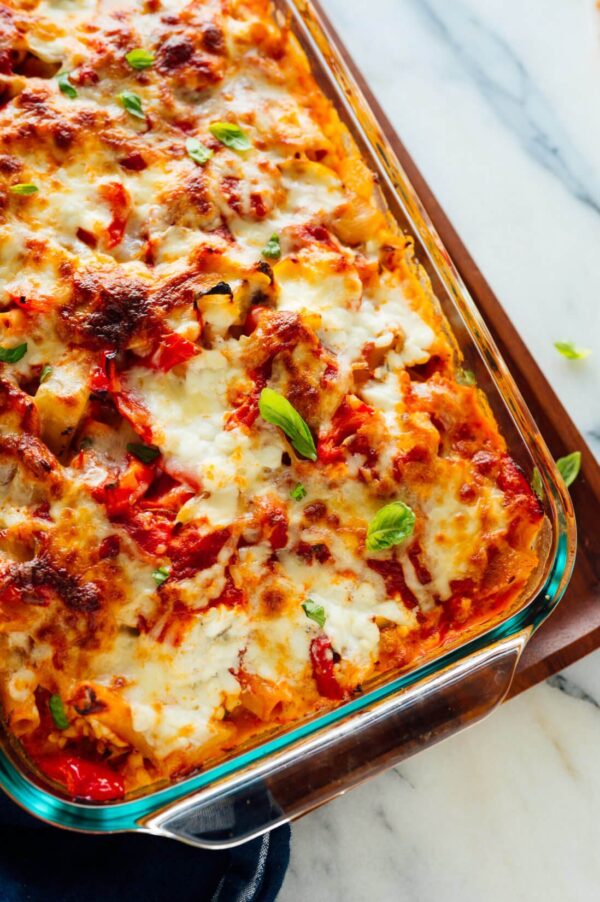 Baked Ziti with Marinara Pasta Tray