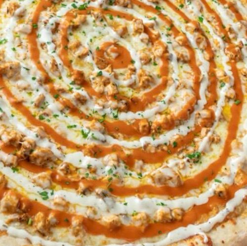 Buffalo chicken pizza 18"