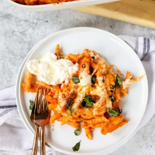 Burrata Vodka Pasta