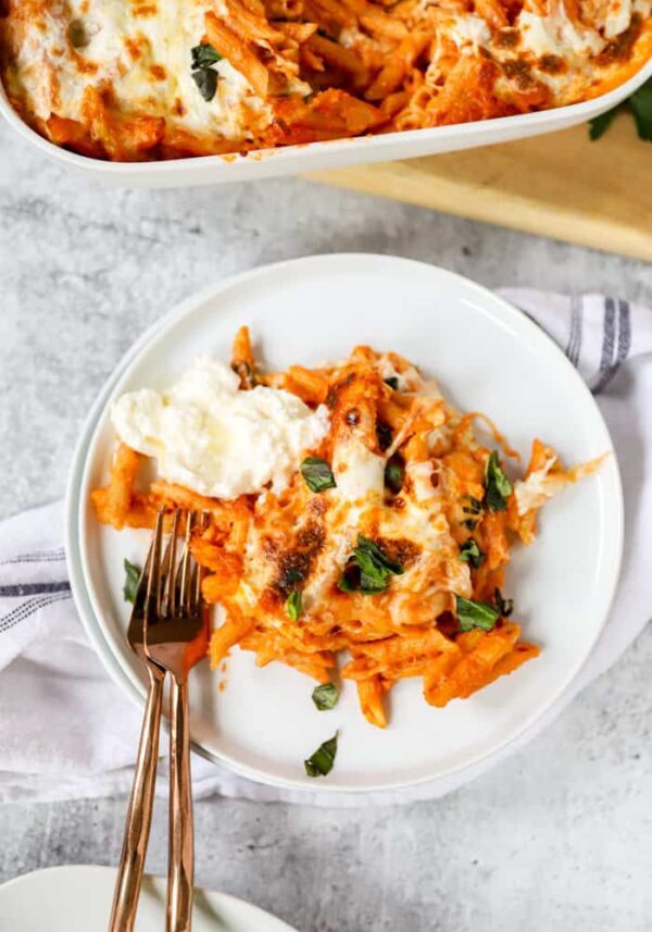 Burrata Vodka Pasta