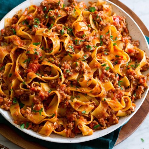 Fettuccine Bolognese Pasta