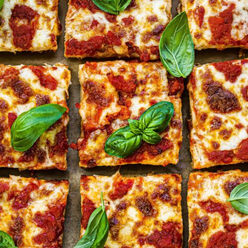 Grandma Square pizza