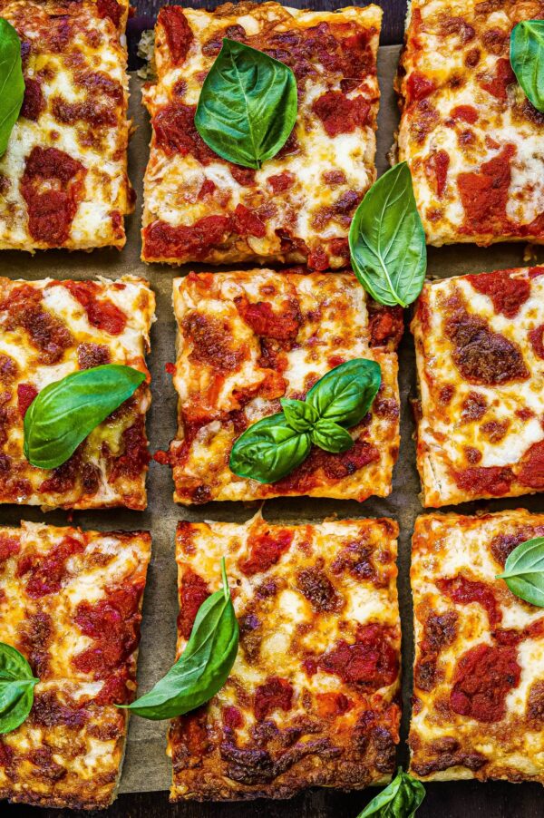 Grandma Square pizza