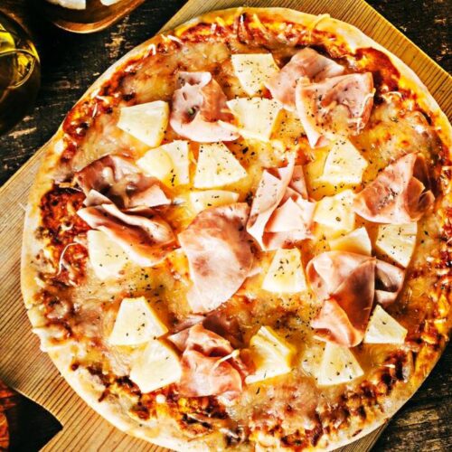 BBQ Chicken pizza pie