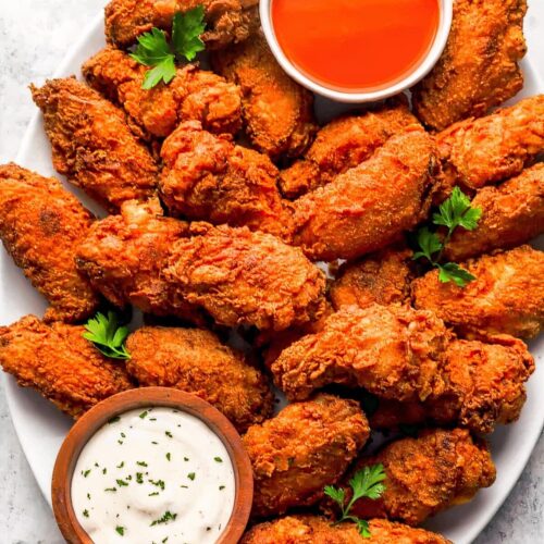 Korean Style Wings Large Tray