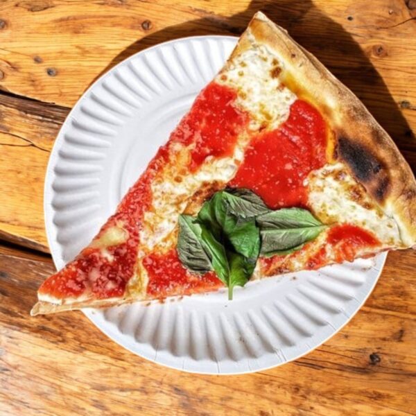 Margarita Pizza Slice