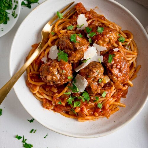 Meatballs With Spaghetti