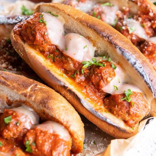 Meatballs parm Hero