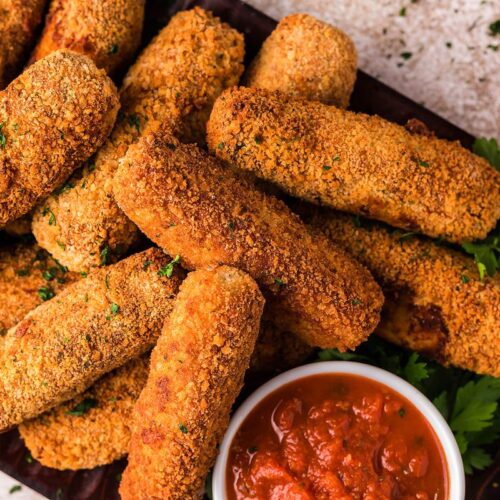 Mozzarella sticks tray