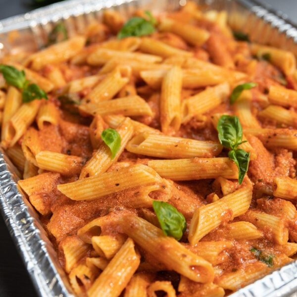 Penne Ala vodka pasta Tray