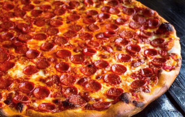 Vegan Hot Honey Pepperoni Pie
