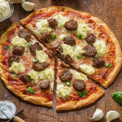 Vegan The Meatball Parmagina Pizza
