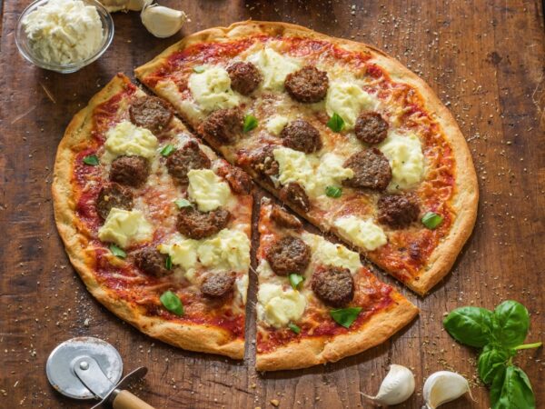 The Meatball Parmagina Pizza 18"