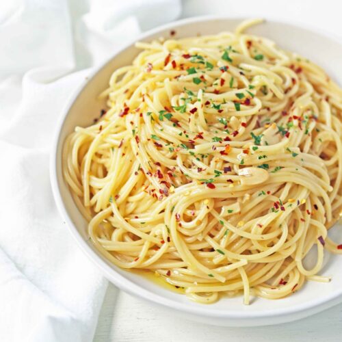 Spaghetti With Garlic & Olive oil