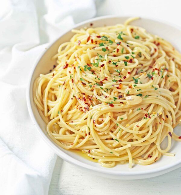 Spaghetti With Garlic & Olive oil