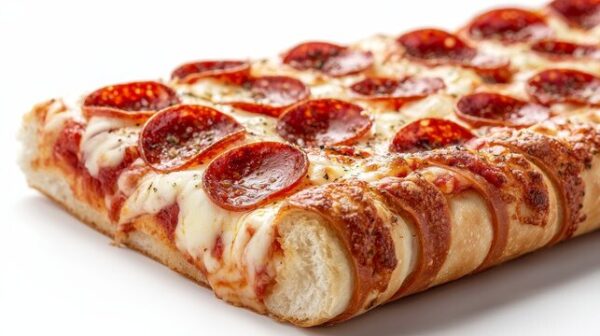 Square Pepperoni Pizza