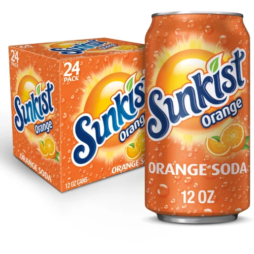 Suncist Orange Soda Can