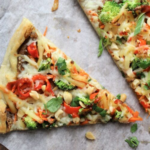 Vegetable Pizza Slice