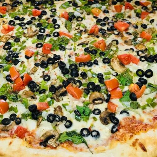 Veggie pizza pie 18"